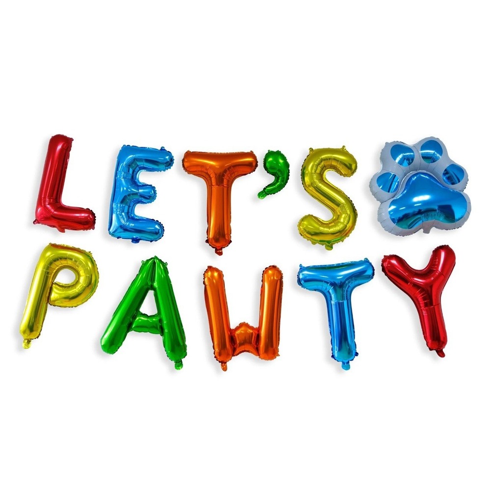 Let's Pawty Balloons